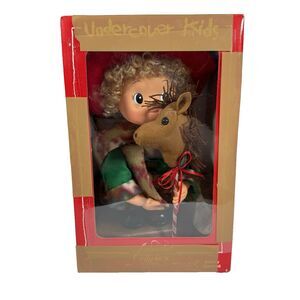 MOTIONETTE Christmas Boy  Undercover Kids horse animated musical 12" #44201